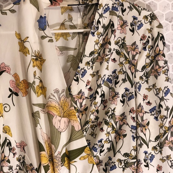 New York & Company Floral Blouse - Picture 2 of 8